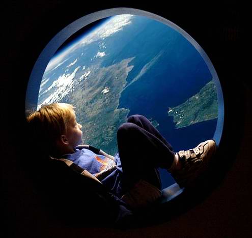 The boy is looking for his X-BOX, no doubt.