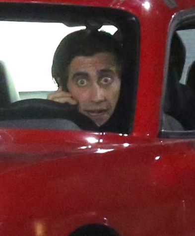 Jake Gyllenhaal On The Set Of 'Nightcrawler'