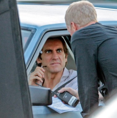 Exclusive - Jake Gyllenhaal Films Scenes For 'Nightcrawler'